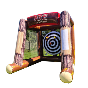 Commercial Carnival Games Dart Board Sticky Game Inflatable Axe Throwing Toy