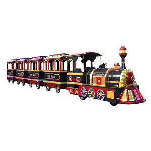 Wholesale Kids Electric Amusement Park Rides Mini Trackless Train For Sale