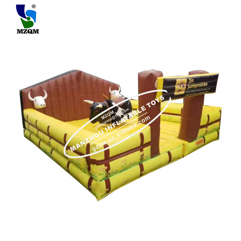 High Quality Outdoor Crazy Sport Games Mechanical Inflatable Rodeo Bull Price