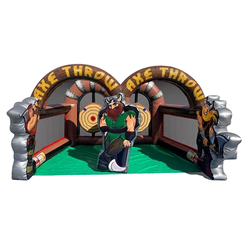 High Quality PVC Archery Inflatable Viking Axe Throwing Game Inflatable Dart Board