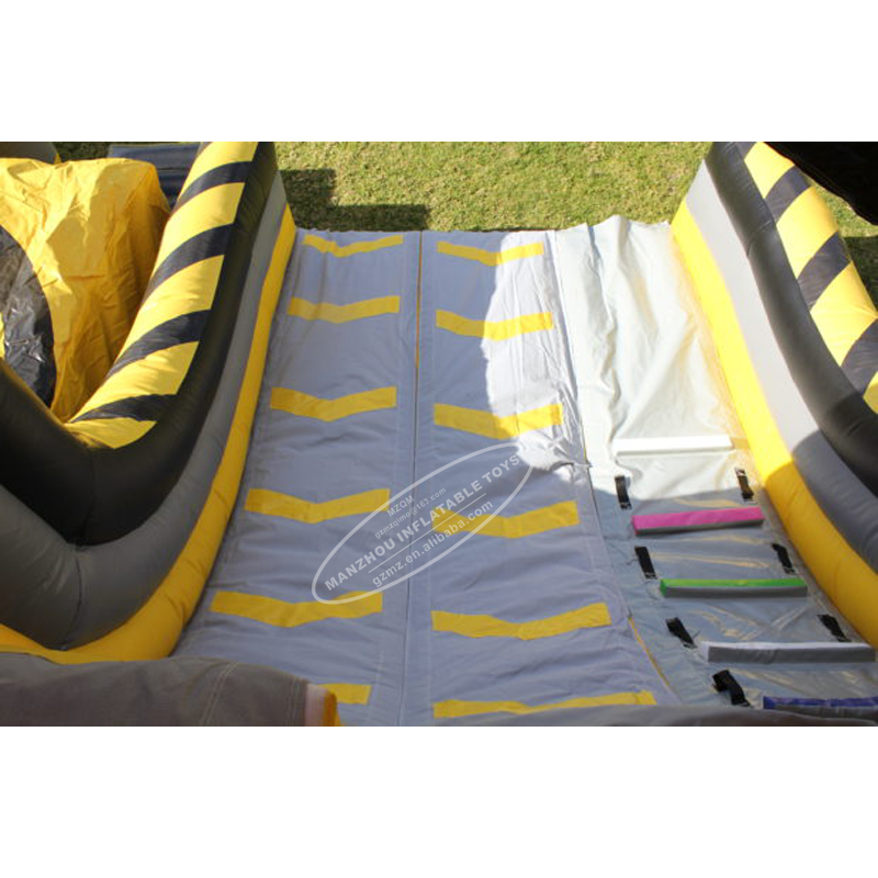 Ninja Warped Wall Inflatable game clambing wall slide rock Ninja Warrior Wall