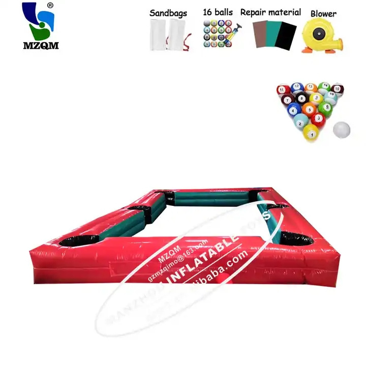 Cheap Inflatable Snooker Soccer Pool Table For Sale Funny Outdoor Or Indoor Football Games Field