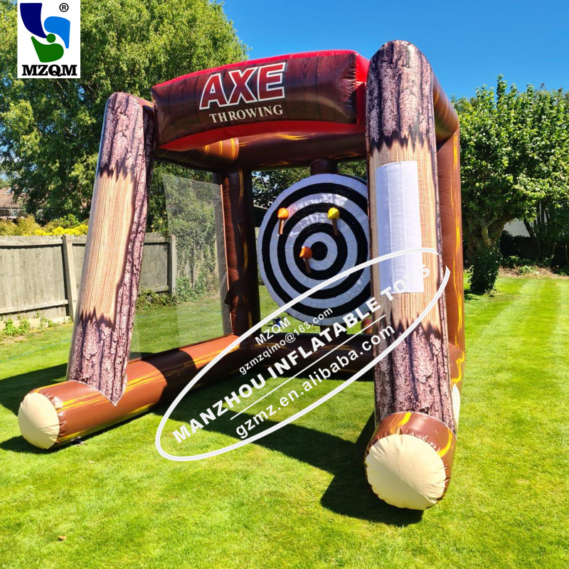 Commercial Carnival Games Dart Board Sticky Game Inflatable Axe Throwing Toy