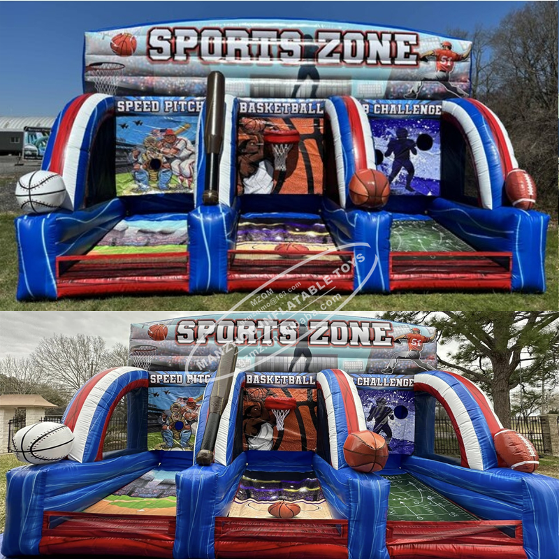 3 in 1 inflatable ball sport carnival game for Sports Zone Inflatable