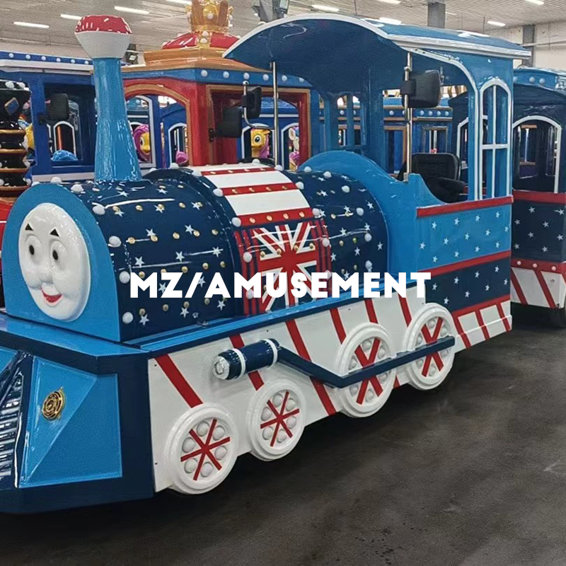 Wholesale Kids Electric Amusement Park Rides Mini Trackless Train For Sale