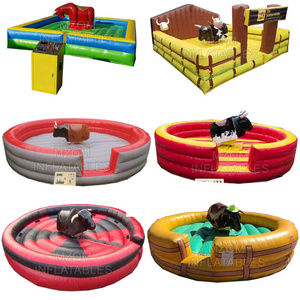 High Quality Outdoor Crazy Sport Games Mechanical Inflatable Rodeo Bull Price