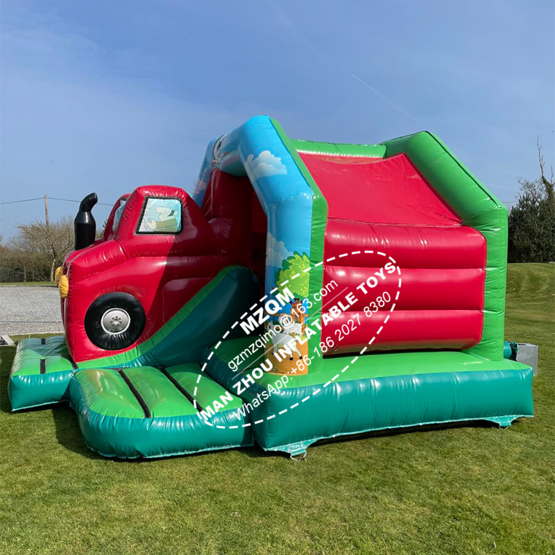 giant Tractor Bounce and Slide Bouncy Castle Combo