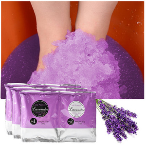 Hot Selling Jelly Foot Spa Pedicure Set Gel Lavender Infused