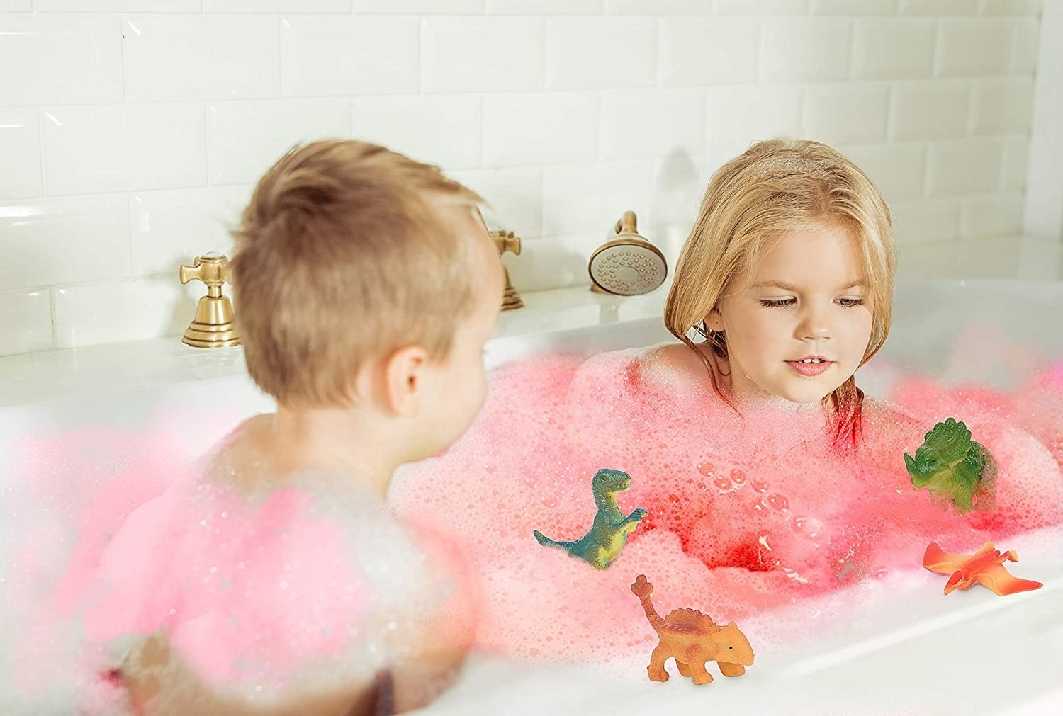 Private Label Fizzy SPA Dinosaur Egg Bath Bombs for Kids with Surprise Toy Inside Bath Bomb Gift Set