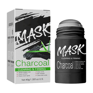 Wholesale Charcoal Mask Stick Eggplant Mud Facial Mask Stick Vitamin C Deep Cleansing Clay Mask