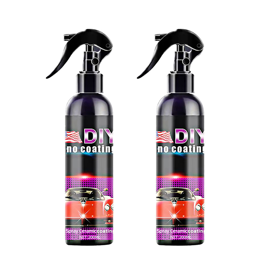 9H Nano Ceramic Coating Spray for Car Polish, Liquid Ceramic Coat for Car Paint Care, Super Hydrophobic Glass Coating