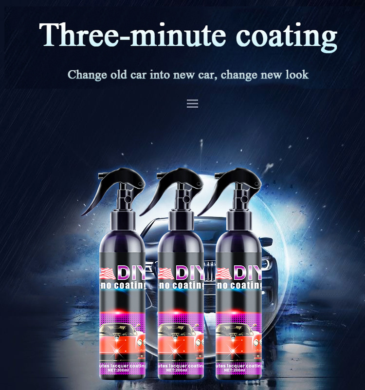 Car  Ceramic Coating Polishing Spraying Wax For Auto  Ceramic Car Wash Fortify Quick Coat Polish & Sealer Spray car wax polish