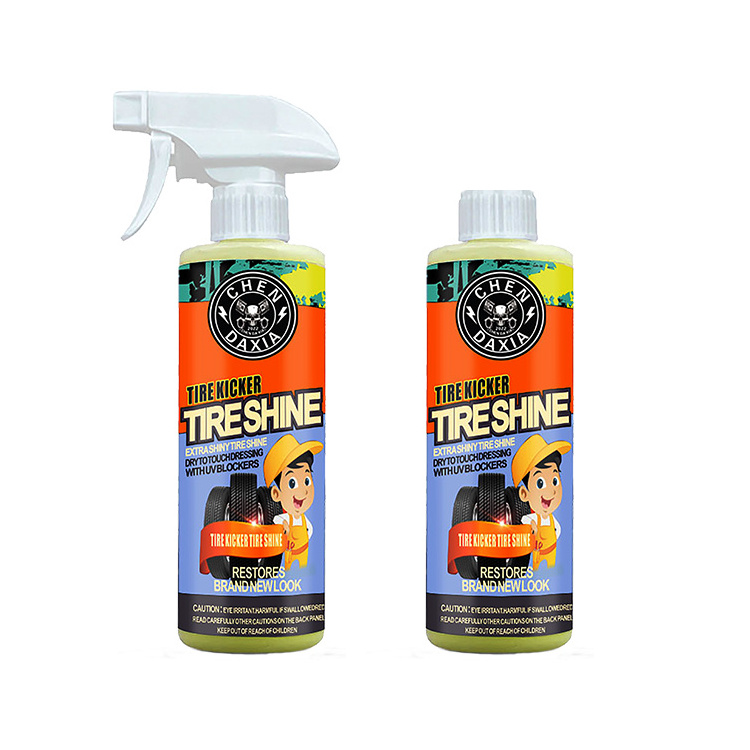 2023 Hot Sale Car Care Product Best Tyre Dressing Tire Shine Cleaner Spray 500ml