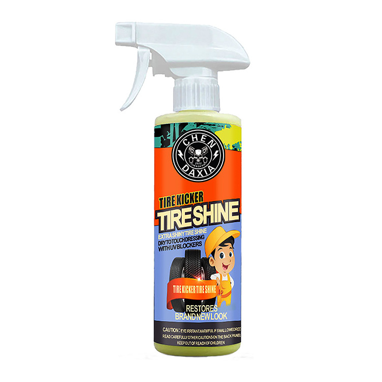 2023 Hot Sale Car Care Product Best Tyre Dressing Tire Shine Cleaner Spray 500ml