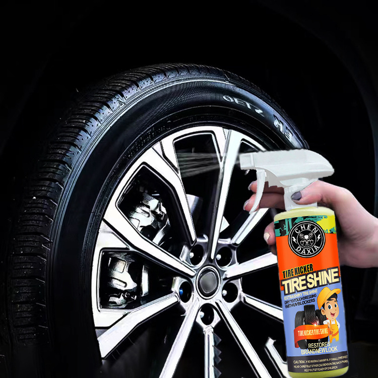 2023 Hot Sale Car Care Product Best Tyre Dressing Tire Shine Cleaner Spray 500ml