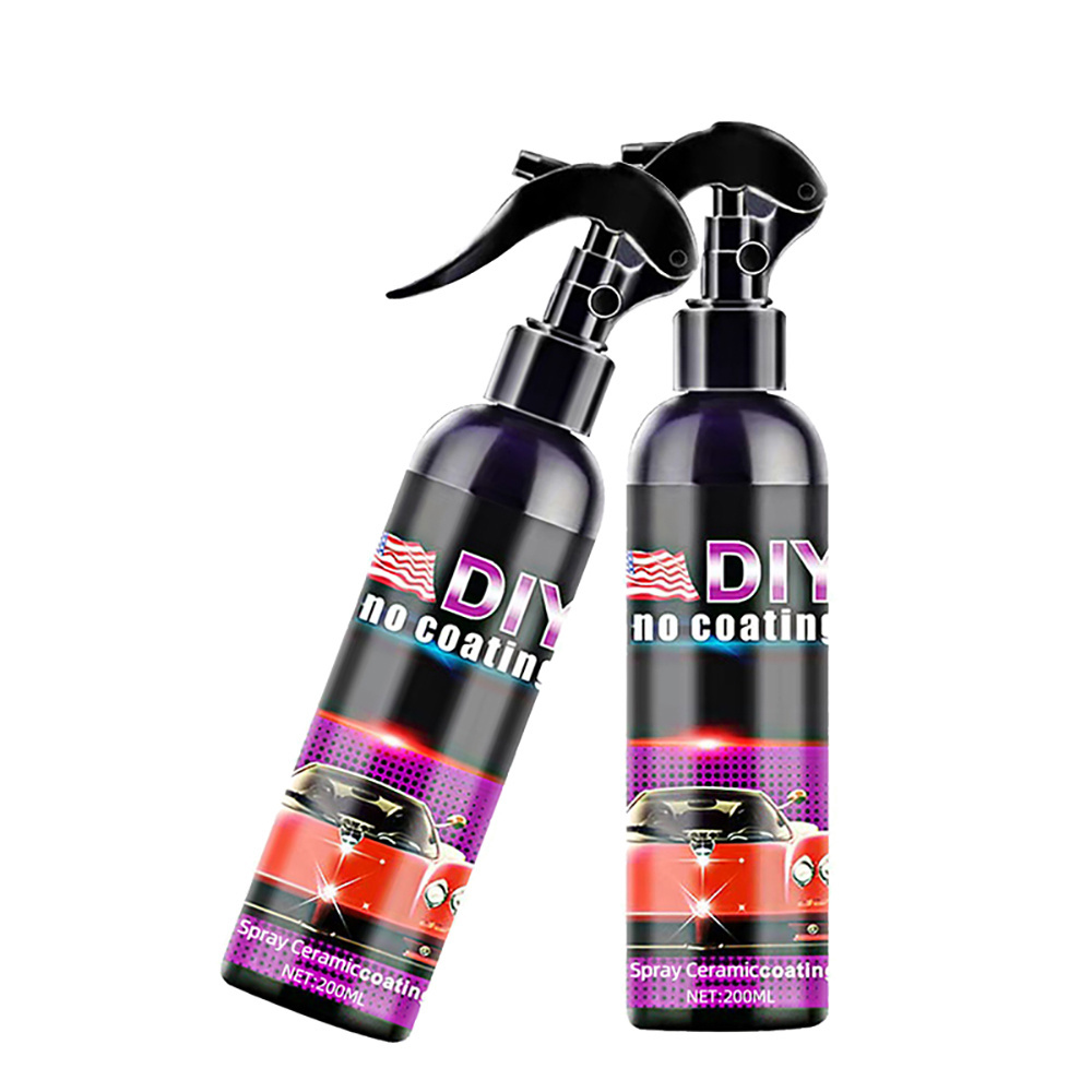 9H Nano Ceramic Coating Spray for Car Polish, Liquid Ceramic Coat for Car Paint Care, Super Hydrophobic Glass Coating