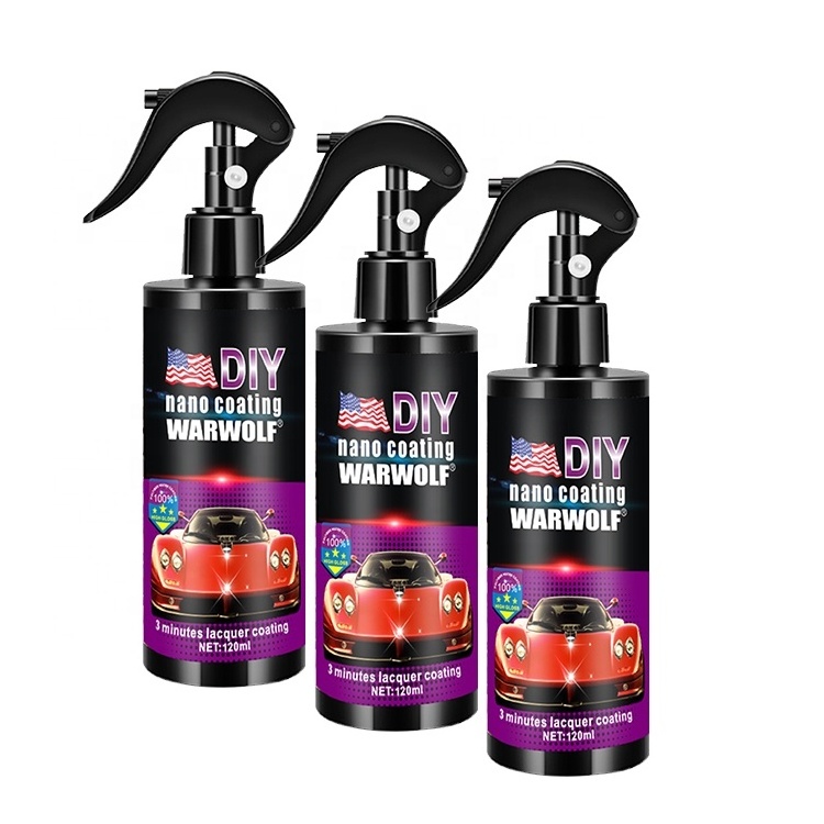 3 in 1 High Protection Fast Car Ceramic Coating Spray, Car Scratch Nano Repair Spray