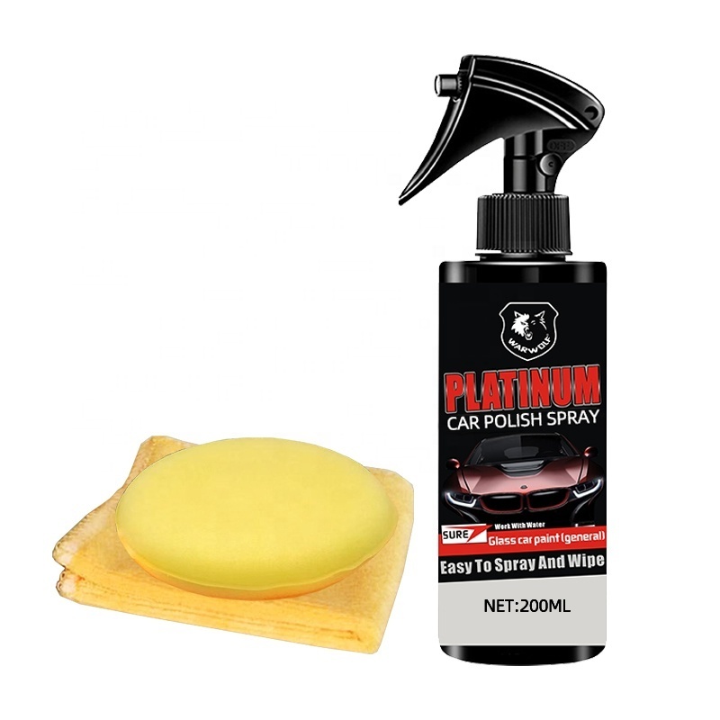 200ML Nano Glass Ceramic Coating Polishing Spraying Wax For Auto Agent Ceramic Car Wash Fortify Quick Coat Polish & Sealer Spray