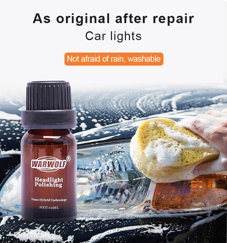 Factory Lens Renew Ceramic Coating Auto Repair Car Headlights Restoration Polishing Kits