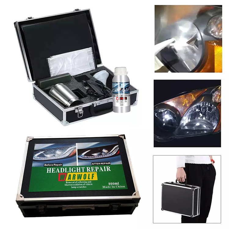 car lamp cleaner repair liquid fluid headlight polish coating headlights restoration kit polymer