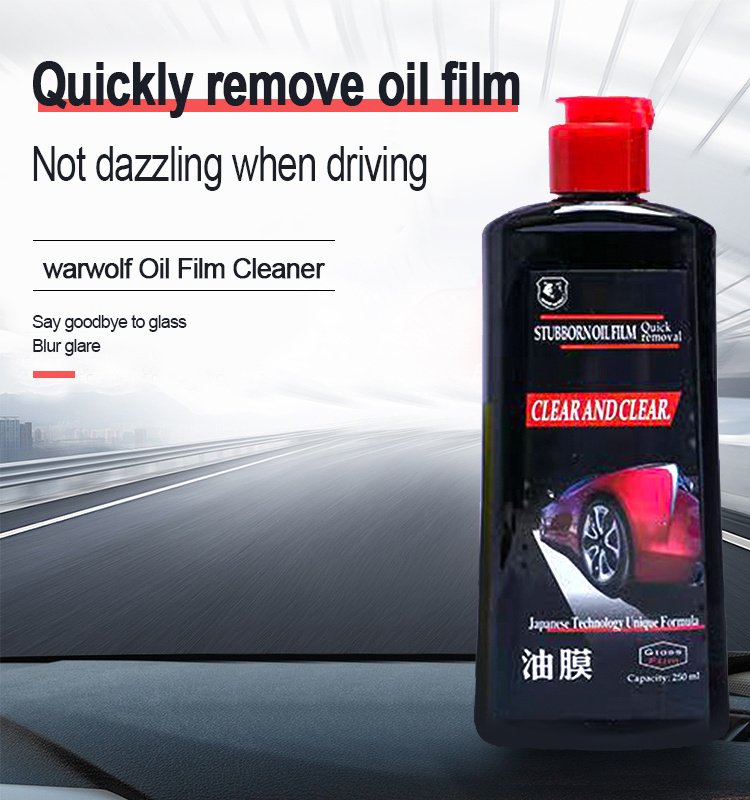 Factory wholesale 200ML Glass Oil Film Water Spot Remover Glass Window Screen Cleaner car window oil film remover