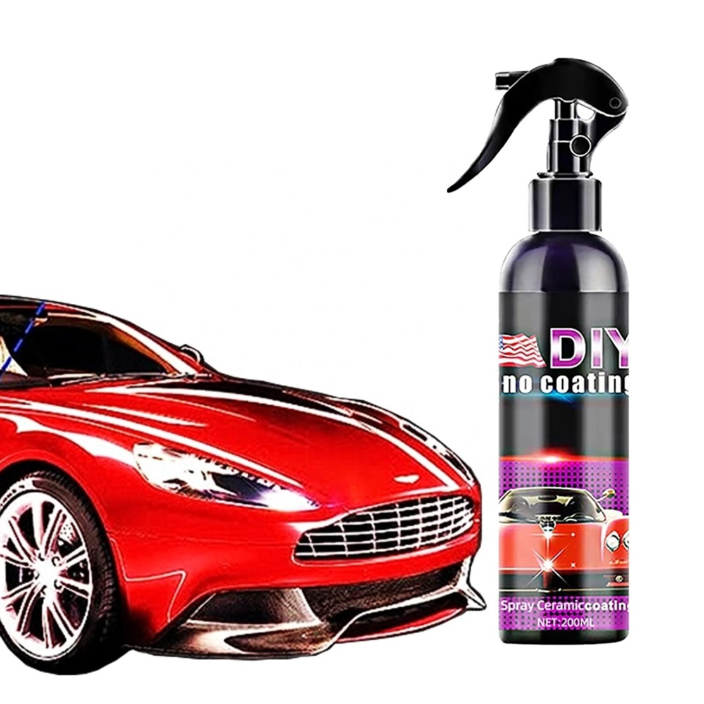 QUICK CERAMIC COATING SPRAY SiO2 CAR CARE PAINT PROTECTION DETAILING SILICA SOL Nano INSTANT LIQUID WAX 3 IN 1 FOR CARS