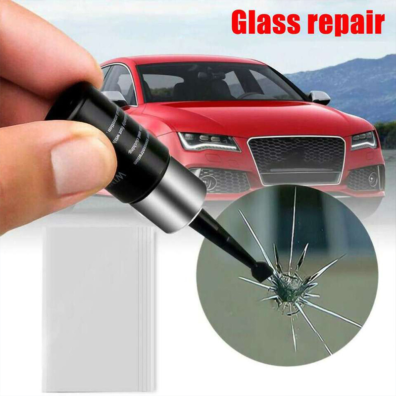 car auto glass repair crack scratches repair uv glue fluid windshield windscreen repair repare resin