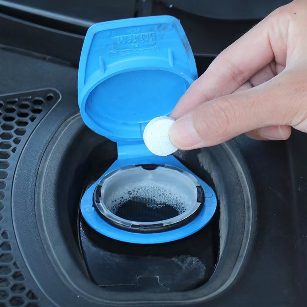 1PCS Car Windshield Clean Washer Fluid Tablets Windshield Tablet Cleaner Glass Windshield Washer Fluid Tablet for Cold Weather