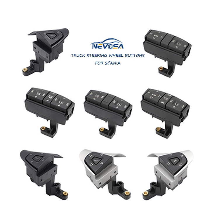 Nevosa Multi-function Steering Wheel Switch Cruise Control Button Switch For SCANIA P-G-R-T-Series VOLVO Trucks