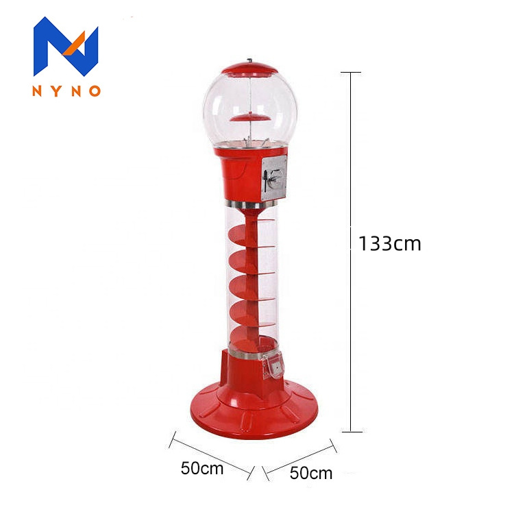 Factory Wholesale Big Spirl Capsule Toys Gacha Vending Machine Gumball Candy bouncy ball pinball machine