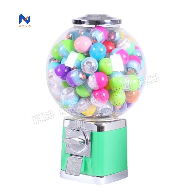 Kids toys capsule mini candy dispenser machine tabletop bouncing ball gumball vending machine