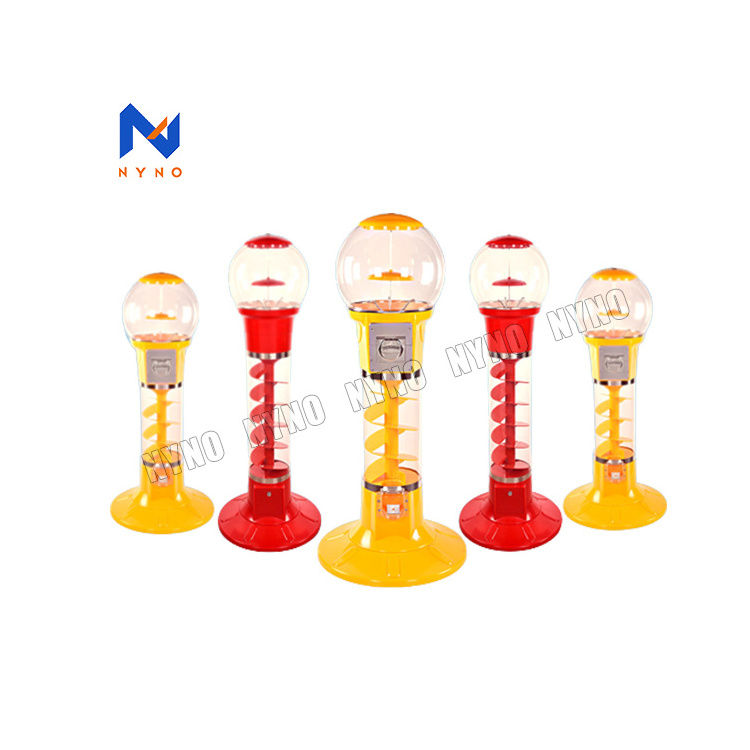 Factory Wholesale Big Spirl Capsule Toys Gacha Vending Machine Gumball Candy bouncy ball pinball machine