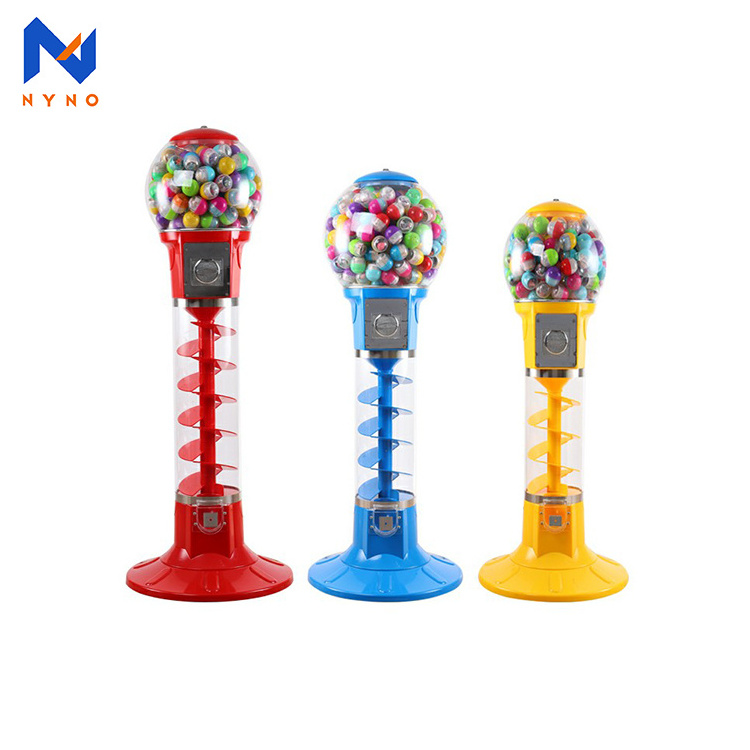 Factory Wholesale Big Spirl Capsule Toys Gacha Vending Machine Gumball Candy bouncy ball pinball machine