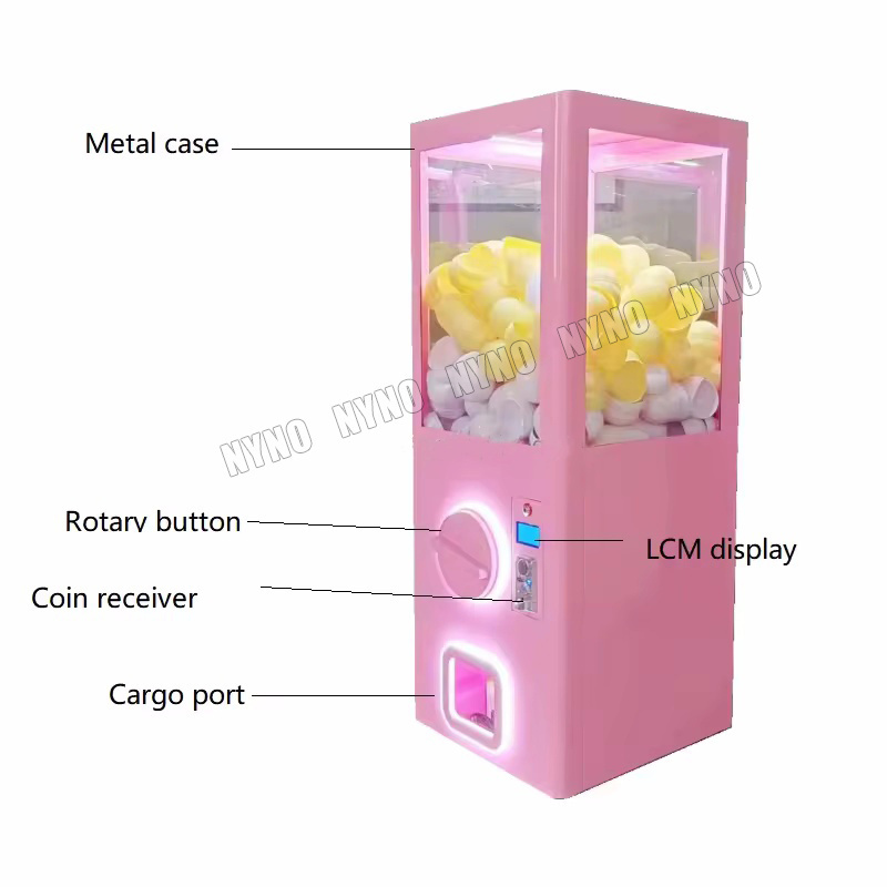 Wholesale 100mm 120mm large ball toy capsule gashapon vending electric coin gachapon machine