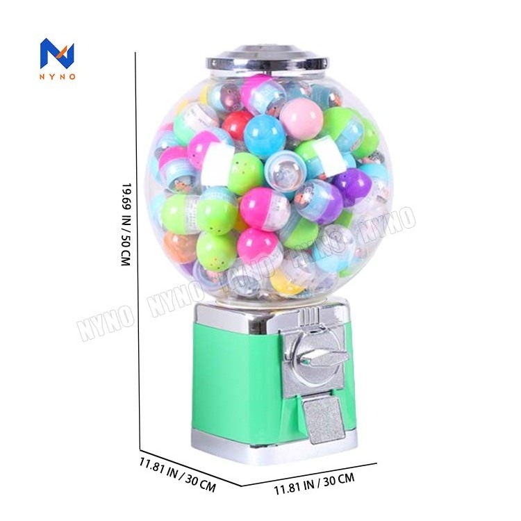 Kids toys capsule mini candy dispenser machine tabletop bouncing ball gumball vending machine