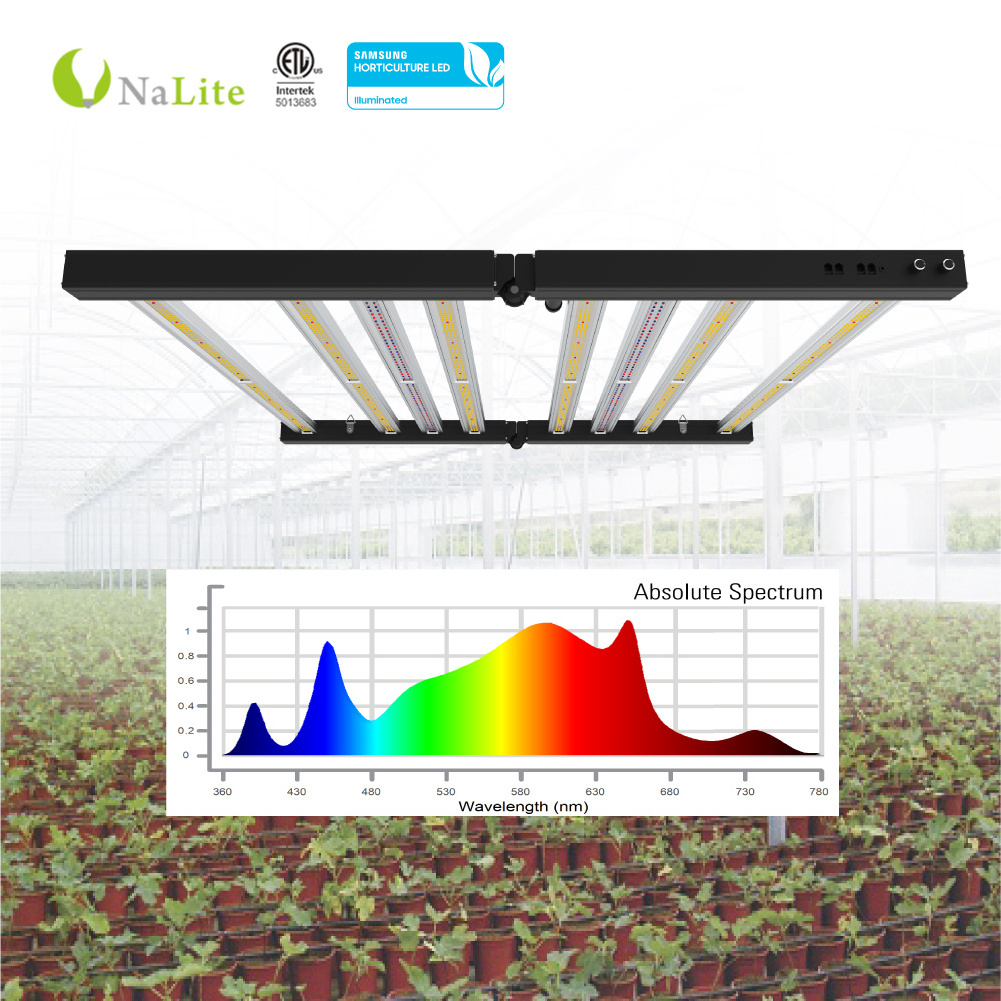 Samsung Official Partner Nalite Available Sample High lbs Smart 660W 850W LED Grow Light Bar