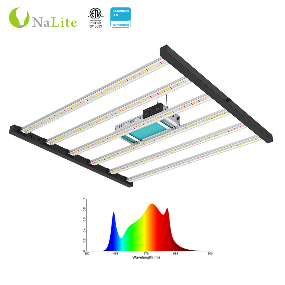 Nalite Newest Hydroponic IP65 Waterproof Mega Plus LM301b 650W Full Spectrum LED Grow Light Bar