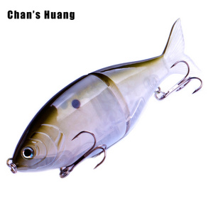 Chan's Huang 2 Sections Fishing Lures 17.8CM 82G Hard Body Fish Tackle Handmade Artificial Bait New Glide Multi Jointed Swimbait