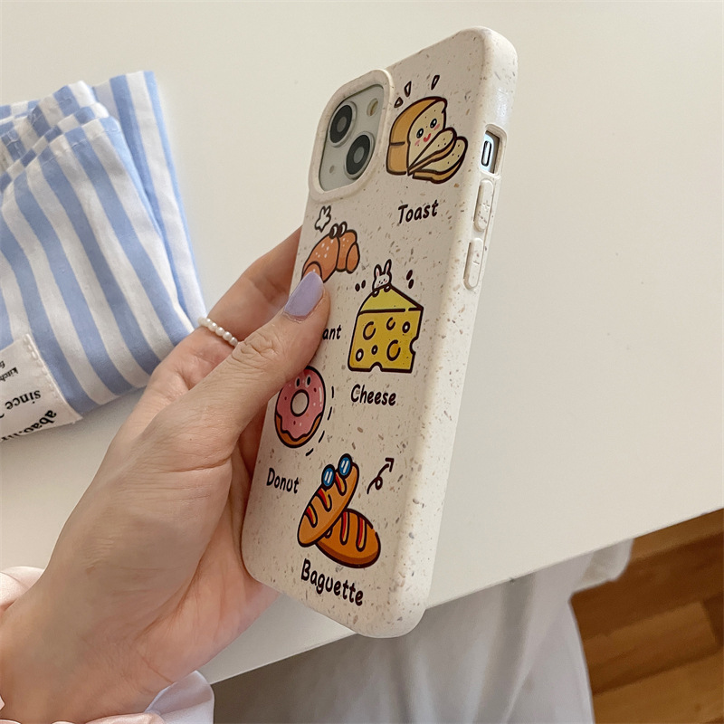 Newest Eco-friendly Degradable Cute Cellphone Case Umweltfreundliche niedliche Handytasche mobile case for Iphone 14 13 12 Pro