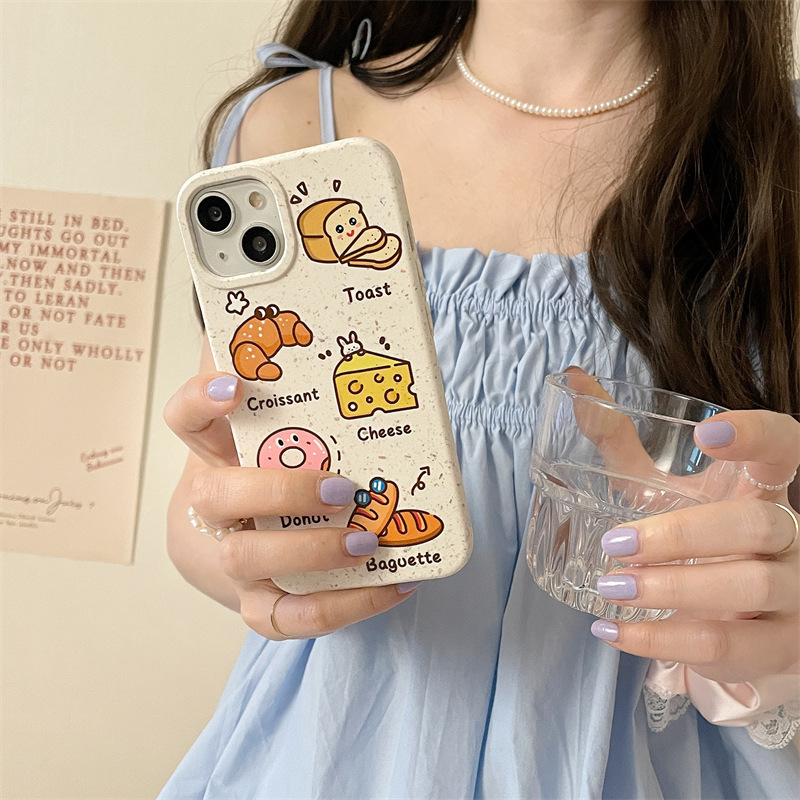 Newest Eco-friendly Degradable Cute Cellphone Case Umweltfreundliche niedliche Handytasche mobile case for Iphone 14 13 12 Pro