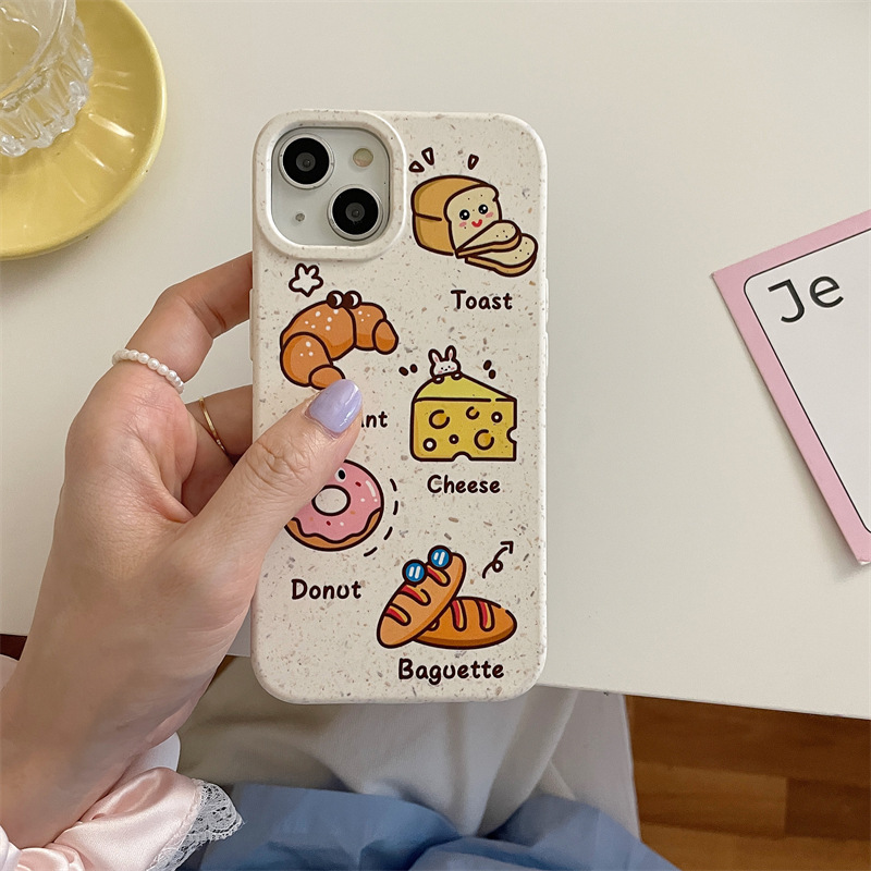 Newest Eco-friendly Degradable Cute Cellphone Case Umweltfreundliche niedliche Handytasche mobile case for Iphone 14 13 12 Pro