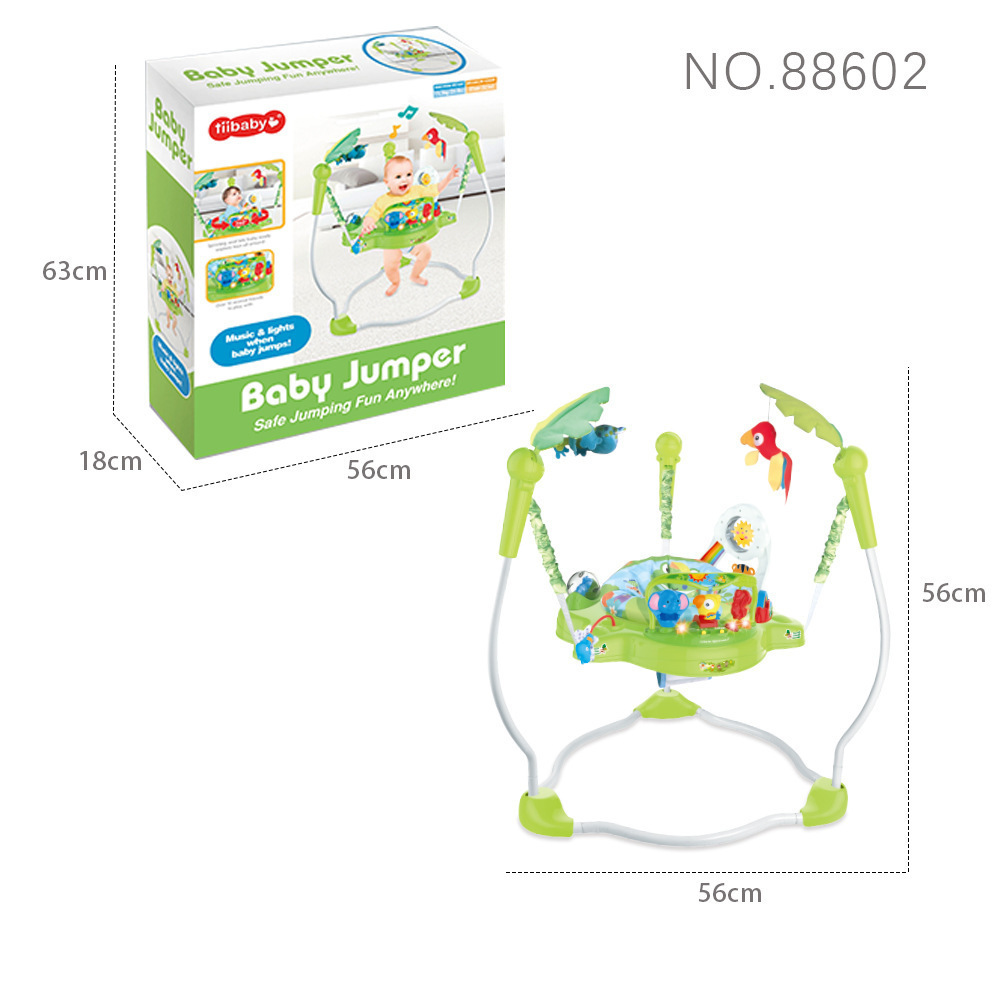 High Quality Foldable Jumper Walker Wheels Music Bounce Chair Baby Activity Center Jumperoo Baby Swing Chair