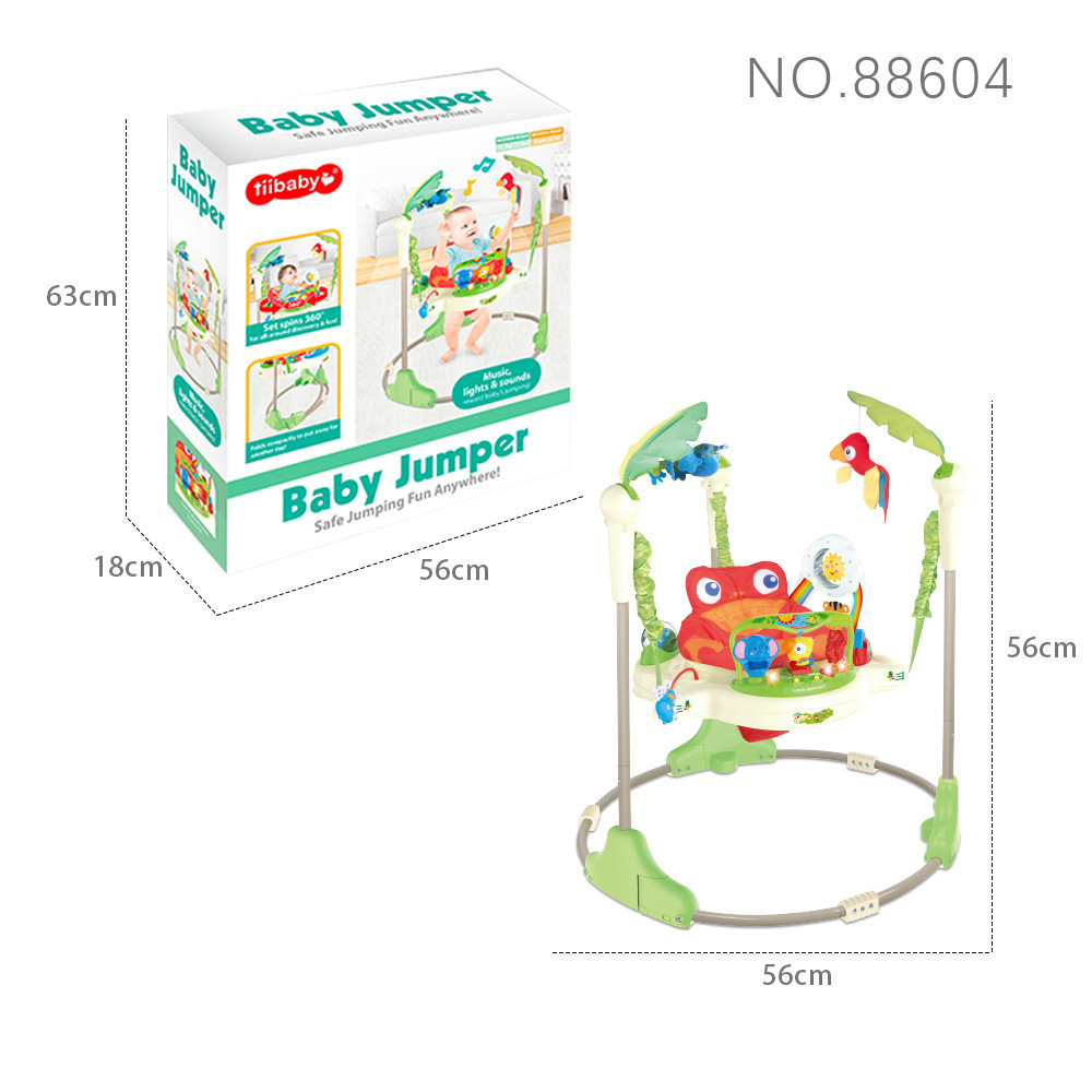 High Quality Foldable Jumper Walker Wheels Music Bounce Chair Baby Activity Center Jumperoo Baby Swing Chair