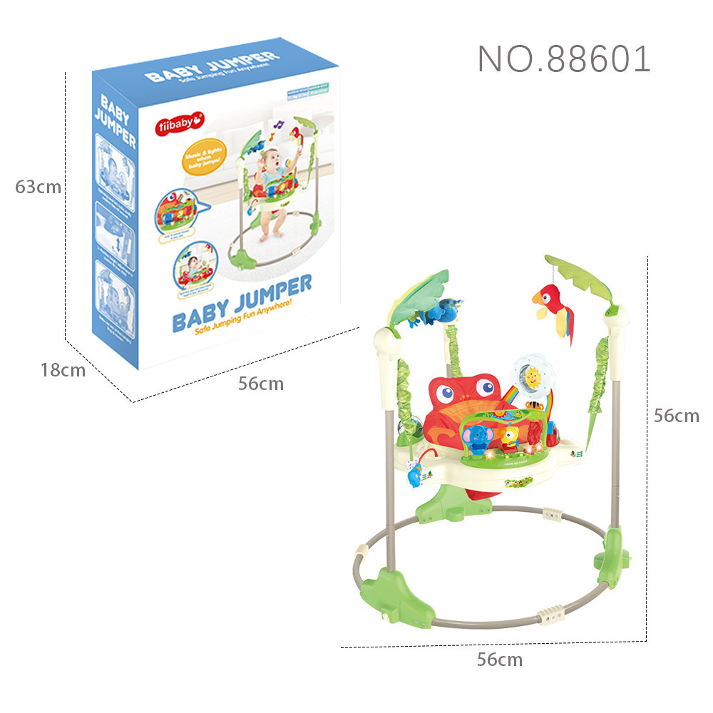 High Quality Foldable Jumper Walker Wheels Music Bounce Chair Baby Activity Center Jumperoo Baby Swing Chair