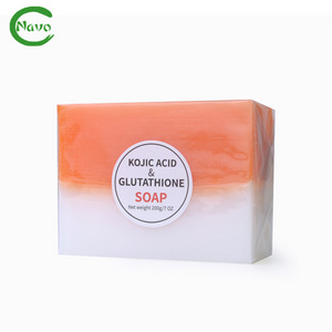 Private Label 200g size for skin kojic with glutathione whitening soap