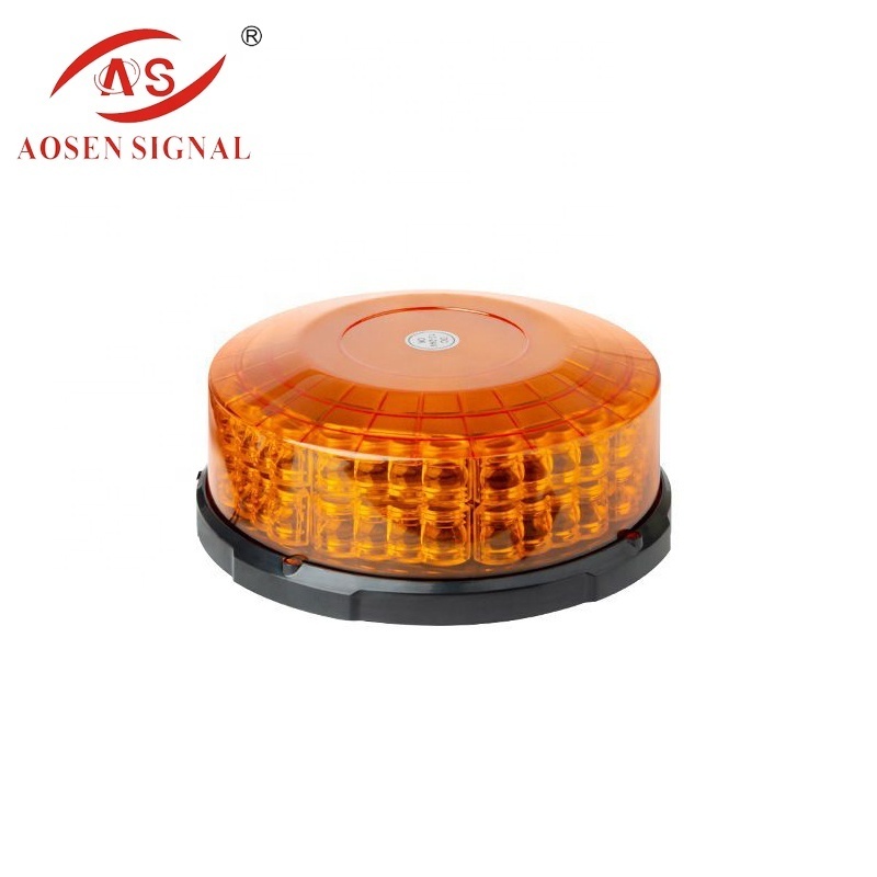 Wireless 64LED Rechargeable Strobe Flashing Beacon Light With Magnetic Base