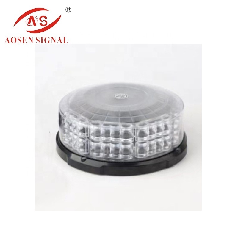 Wireless 64LED Rechargeable Strobe Flashing Beacon Light With Magnetic Base