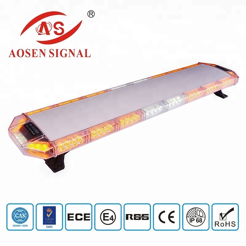 Led roof light bar/double side car strobe lightbar/flashing led warning light 12v