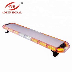 Amber flashing emergency vehicle warning light bar/ LED ambulance car roof lights for law enforcement