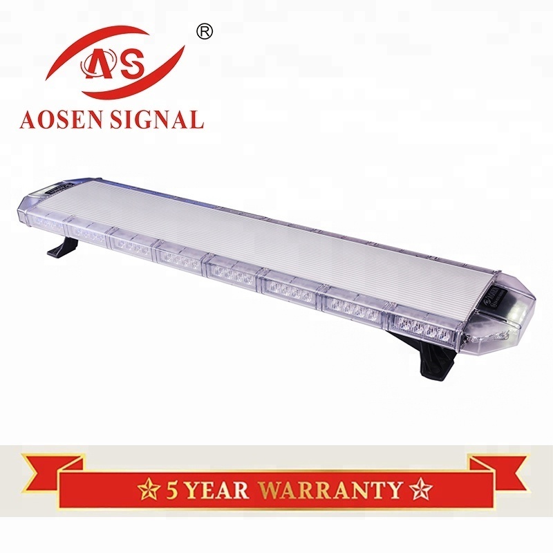 Led roof light bar/double side car strobe lightbar/flashing led warning light 12v